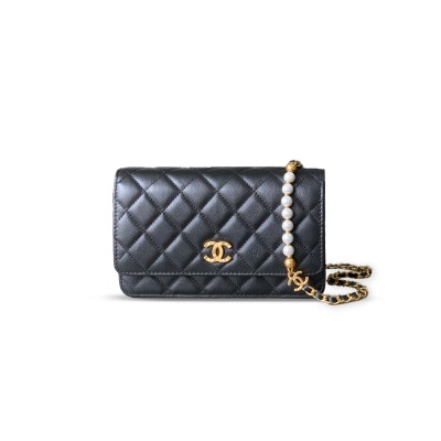 CHANEL MINI WALLET ON CHAIN FLAP 372921 (19*12*3.5cm)